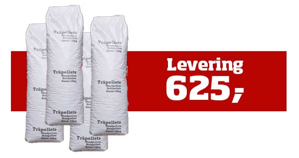 Levering af træpiller