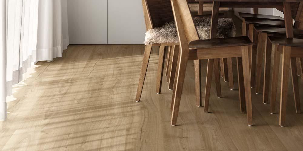 Lange planker med Pergo laminatgulve