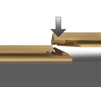 Saml Pergo gulve ved at vippe dem ned