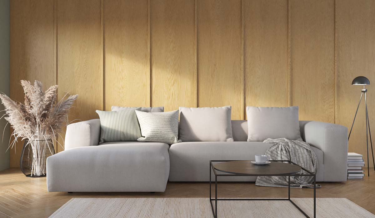 i-Wood unipanel traepaneler i stue