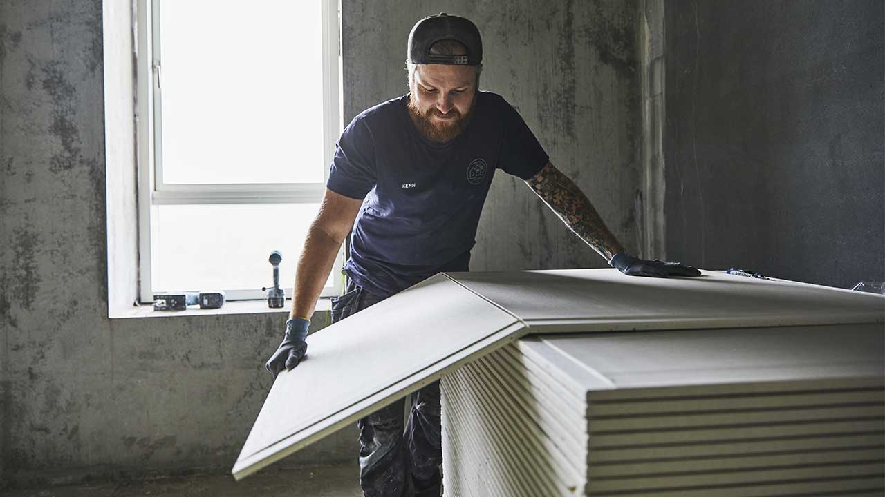 Knauf gipsplader er nemme at tilskære