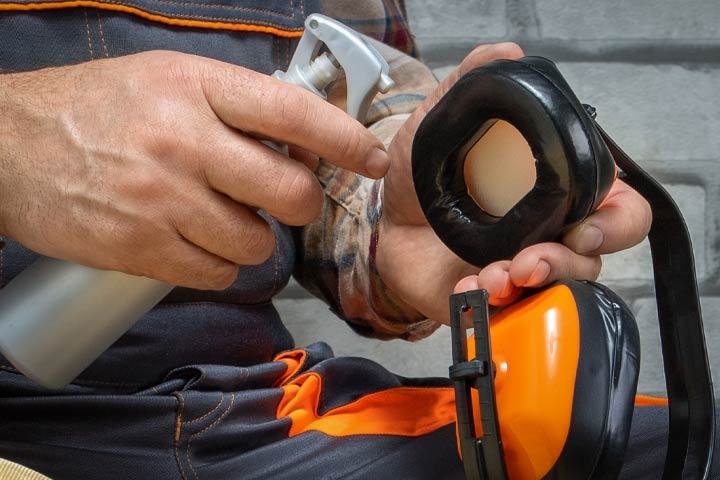 Rengøring af høreværn