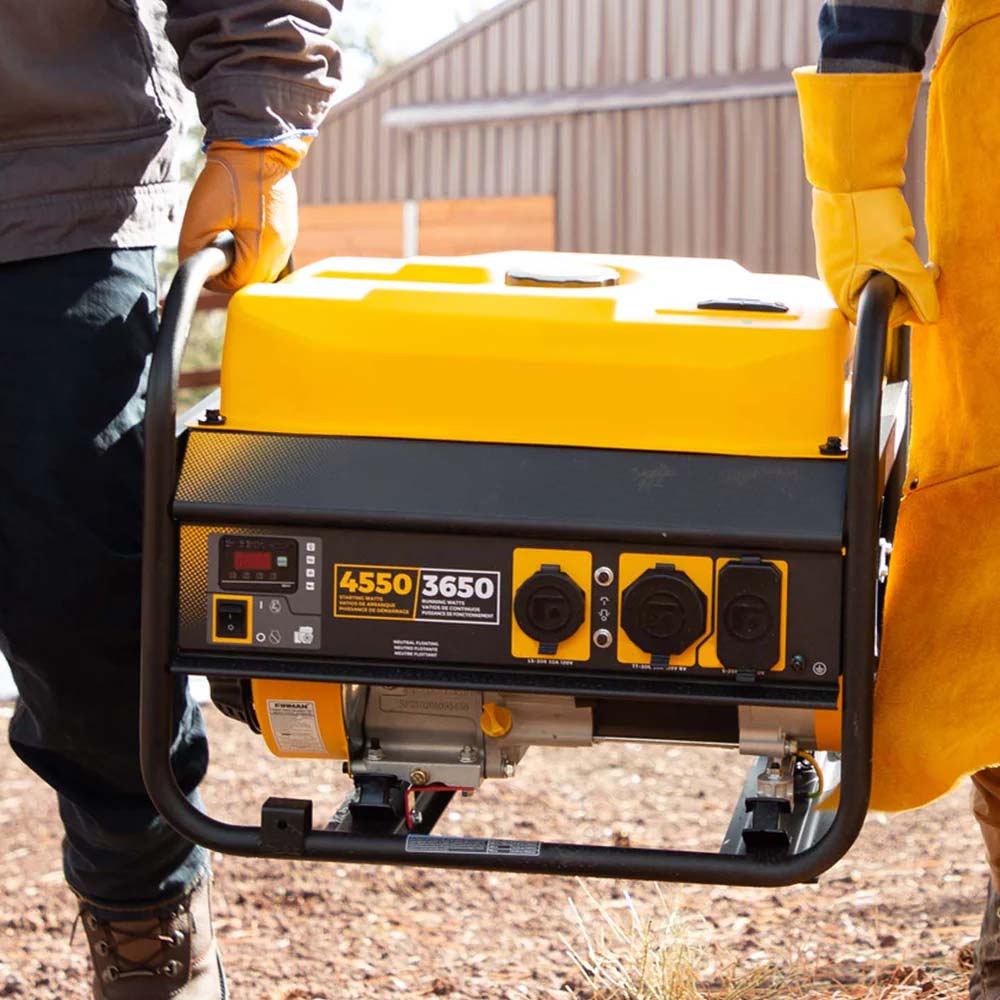 Bære på en benzin generator