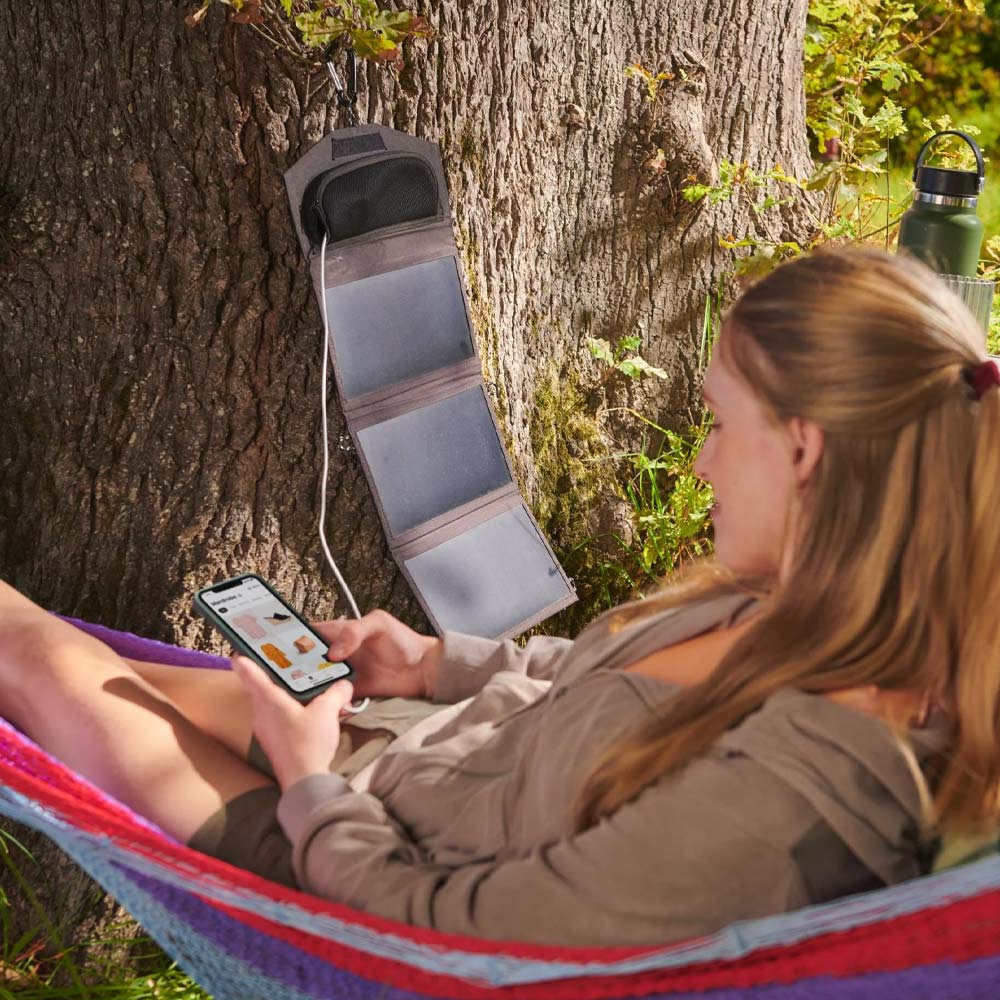 Solpanel til opladning af batterier