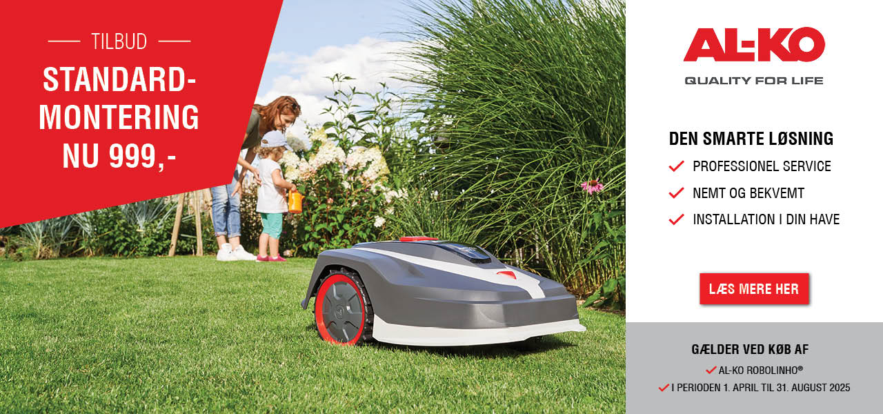 Montering af AL-KO robotplæneklipper