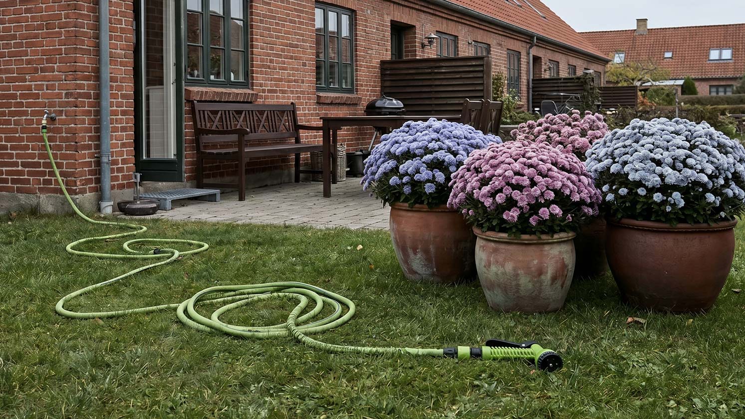 Flexslange i r&aelig;kkehus have