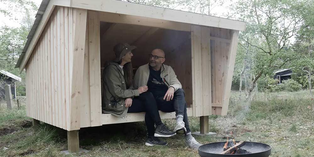 Mal og tilpas dit shelter til omgivelserne