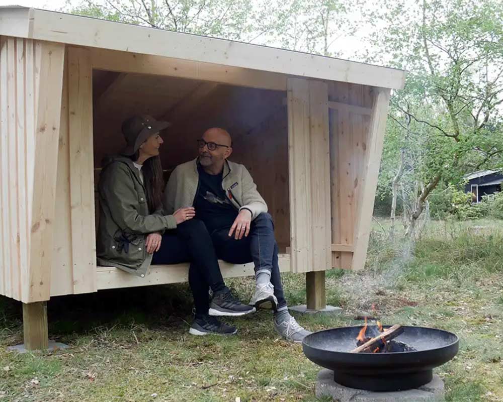 Mal og tilpas dit shelter til omgivelserne