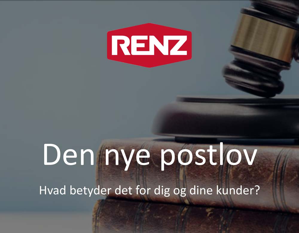 Renz Postkasseanlæg til den nye postlov i 2024