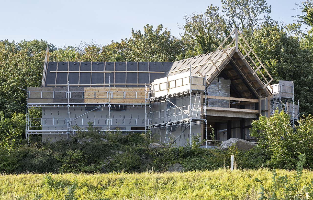 Swisspearl Windstopper Connect vindspærre på tag