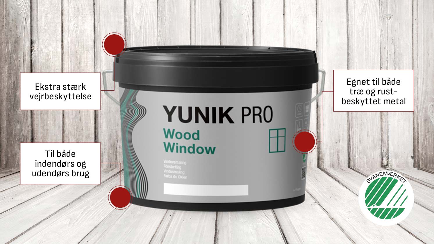 Yunik Pro Wood Window vinduesmaling