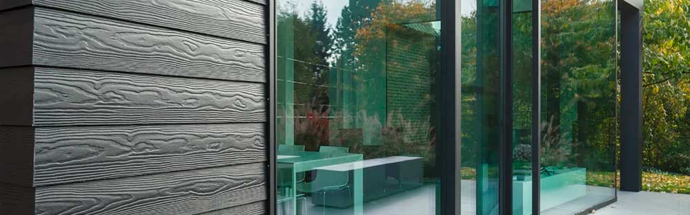 Sort Cedral Lap facadebeklædning