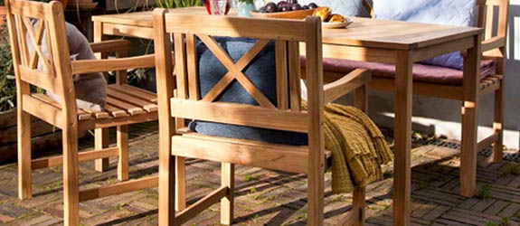 Indretning af terrassen