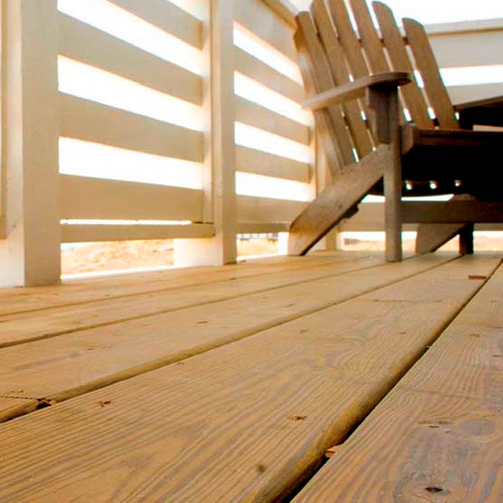 Trykimprægnerede terrassebrædder til træterrasse
