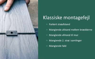 Typiske komposit montagefejl