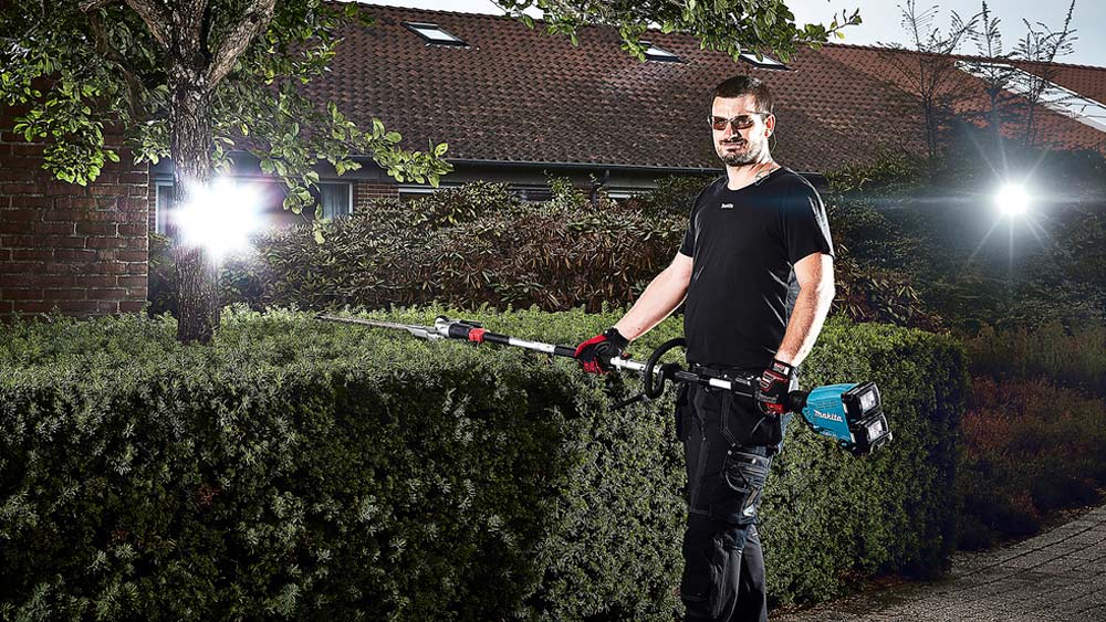 Delbar motorenhed fra Makita til hækkeklipning