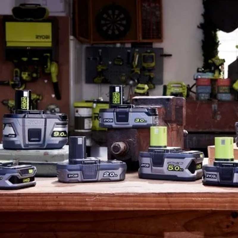 Ryobi batterier og ladere
