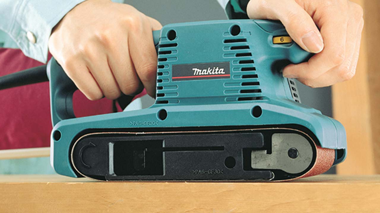 Makita b&aring;ndsliber der sliber bordplade