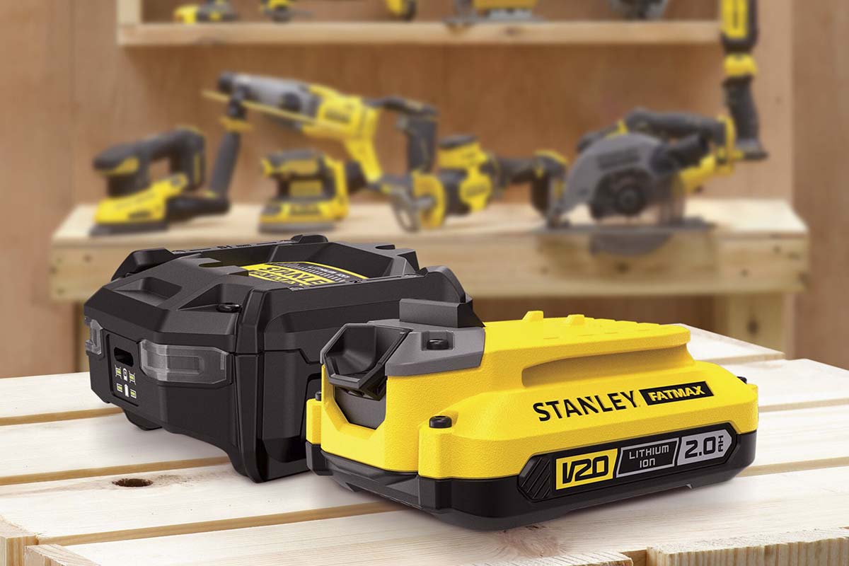 FatMax V20 batteri og lader og flere værktøjer