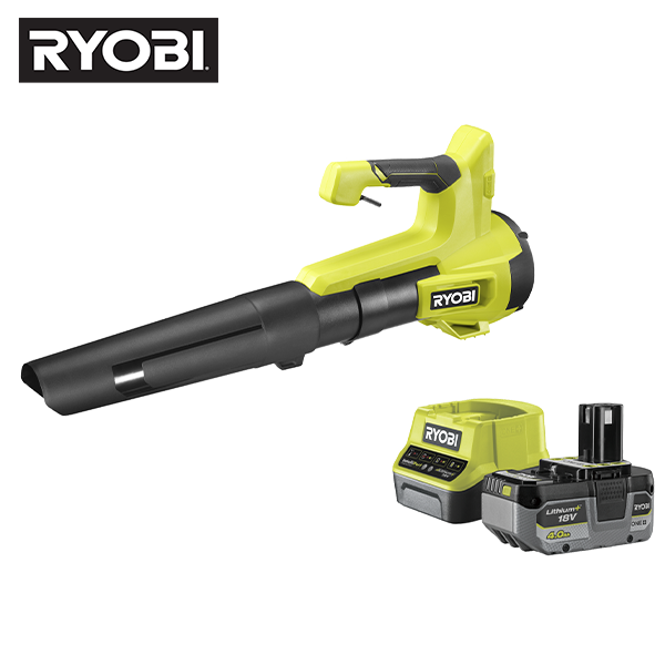 Ryobi L&oslash;vbl&aelig;ser med batteri