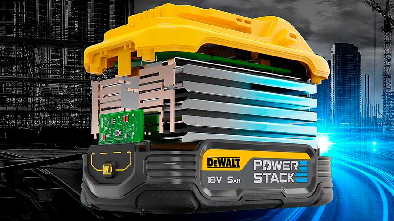 DeWALT powerstack batteri og værktøj