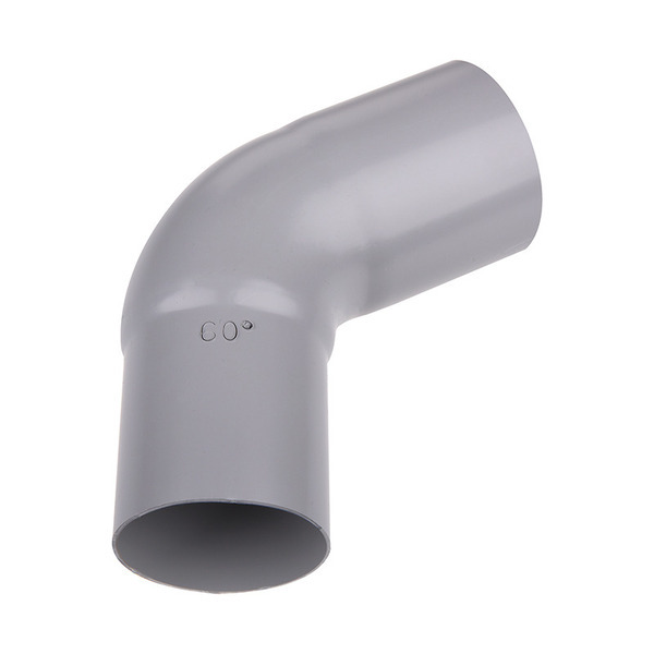 Plastmo Bøjning 60° - Grå - Ø110mm