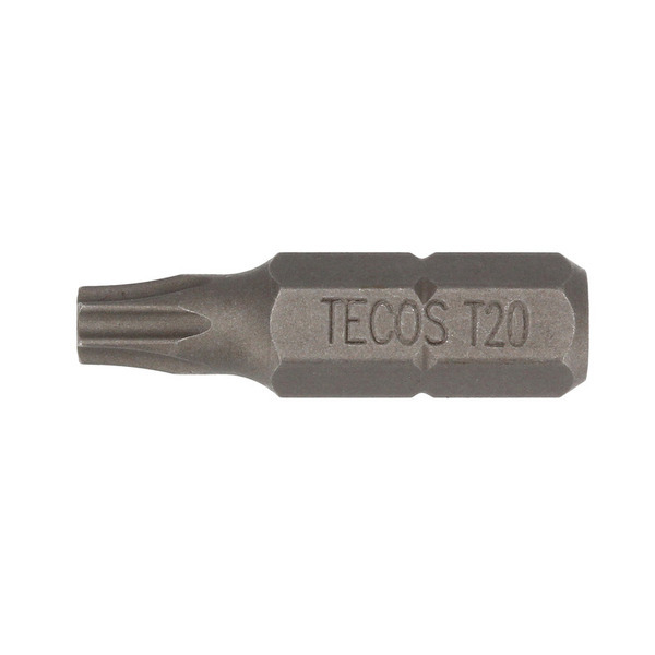 Tecos Bits TX20 x L25mm x 1/4" 10 stk/pk S2 stål