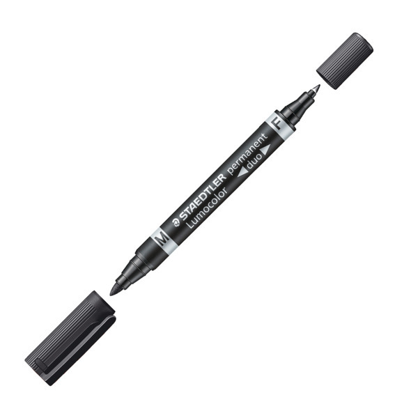 STAEDTLER Marker Permanent Duo - Sort