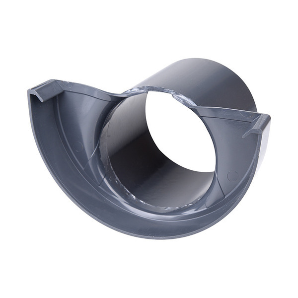 Plastmo Endebund  M/tud - Grafit - Ø11/75mm