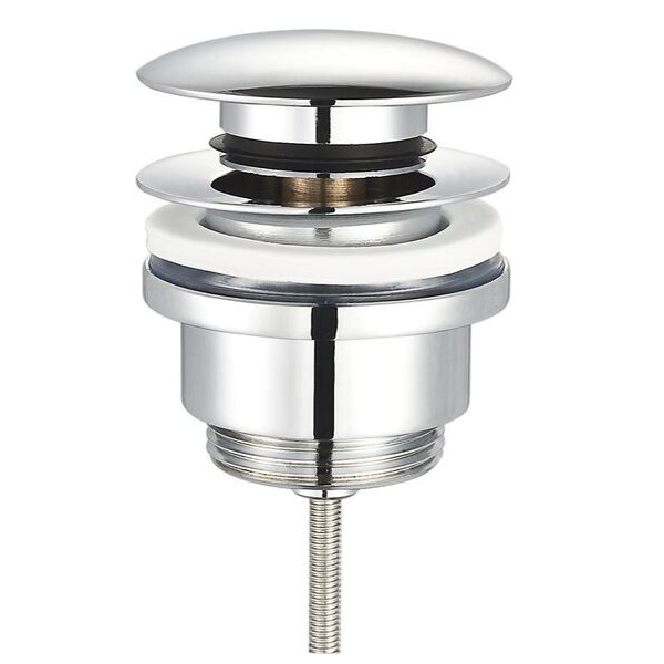 Bundventil pop up 8 cm - med overløb