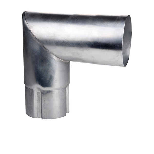 Plastmo Zink Knærør 90° - Ø75mm