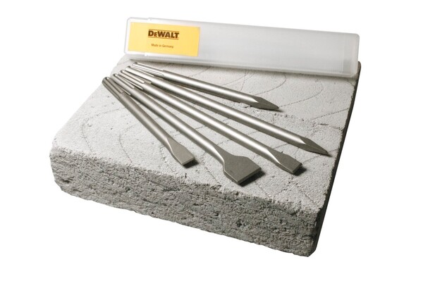 DEWALT mejselsæt SDS-MAX 5 dele
