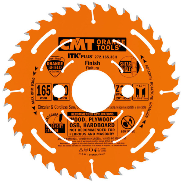 CMT Savklinge Z36wf - 165x1,3x20mm 