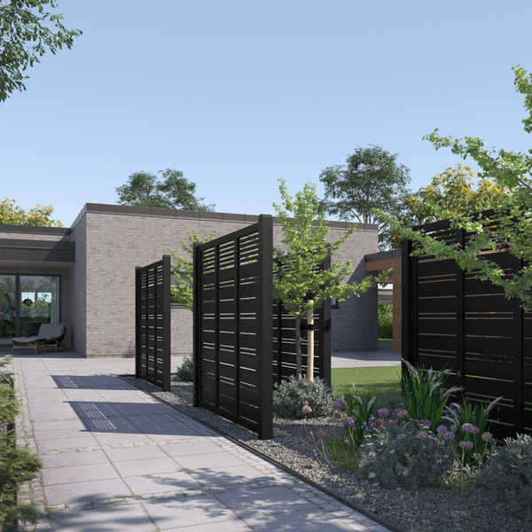 Plus Silence Hegn - 176×170 cm Lamelhegn