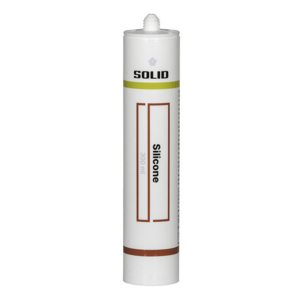 SOLID Byggesilicone Grå - 300ml 12 stk/karton