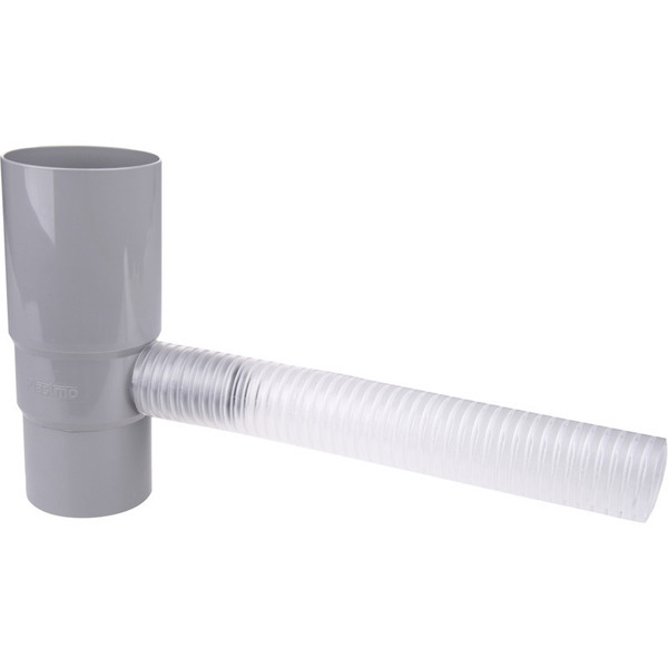 Plastmo vandudtag med flexsLange 75mm Grå