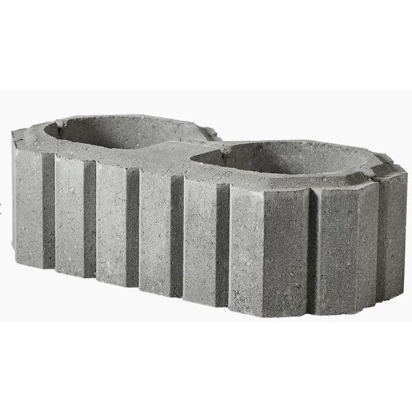 IBF Plantesten Type 8 Grå - 50x25x15cm