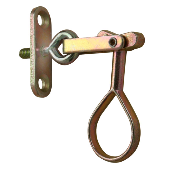 PN anverfer med plade øsken galvaniseret gul