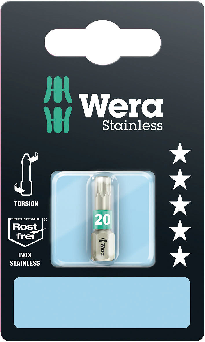 Wera Rustfri Torx Bits TX20
