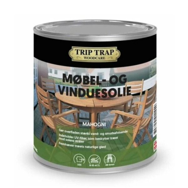 Trip Trap Møbel -& Vinduesolie Mahogni - 0,75L