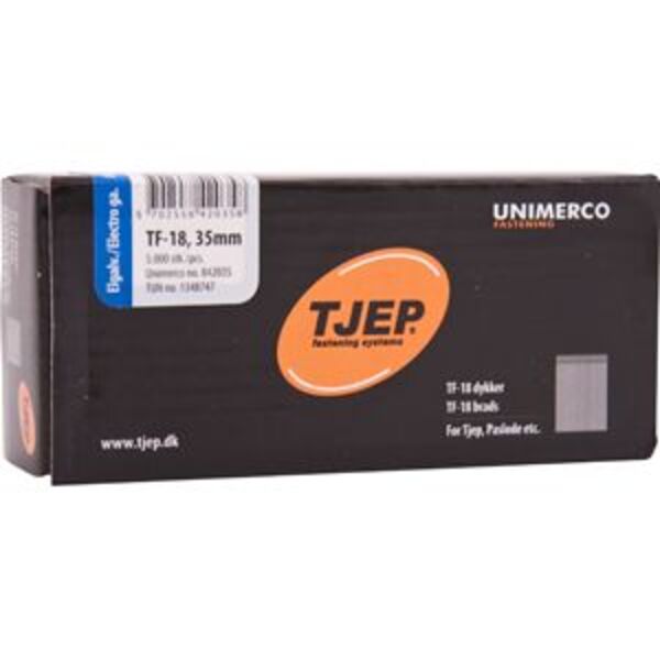TJEP Stifter Tf18 - 1,2x35mm - 5000 stk/pk