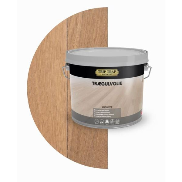 Trip Trap Ekstra Hvid Trægulvolie - 2,5L