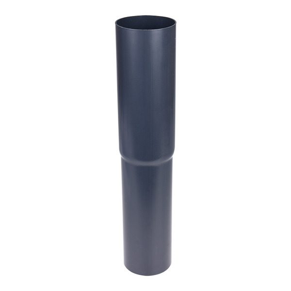 Plastmo Nedførsel lige - Grafit - Ø110mm