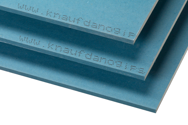 Knauf vådrumsplader H1 - 13x900x2500mm plastemb.