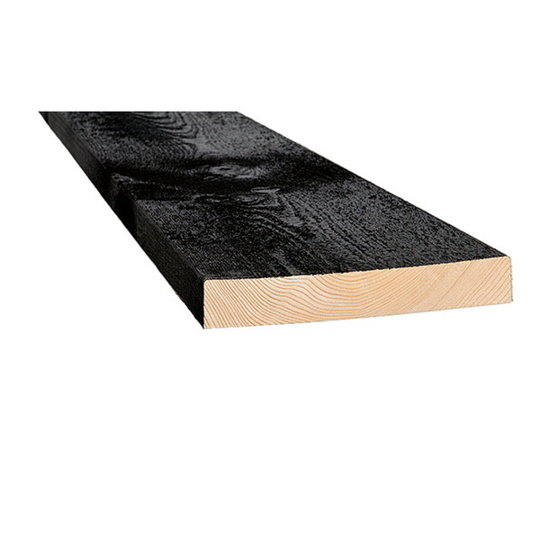 25x150mm Rågsveden Gran MG52S Gavlbrædder sortmalet