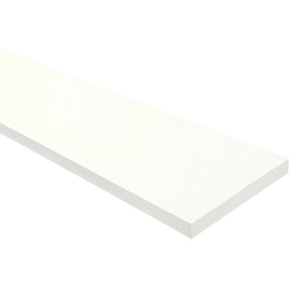 Wallmann Melaminhylde Hvid 22mm - 40x120cm