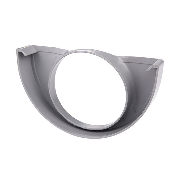 Plastmo Endebund M/hul - Grå - Ø10/75mm