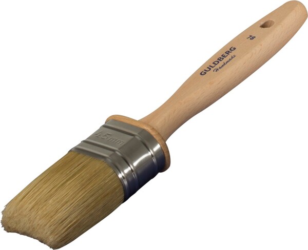 Guldberg håndlavet ovalpensel 78 55mm