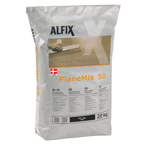 Alfix Selvnivellerende gulvspartel - Planemix 50 - 20kg