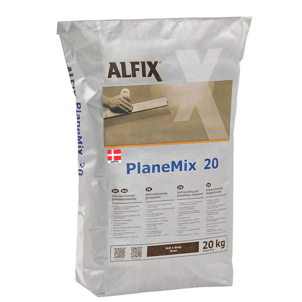 Alfix Selvnivellerende gulvspartel - Planemix 20 - 20kg